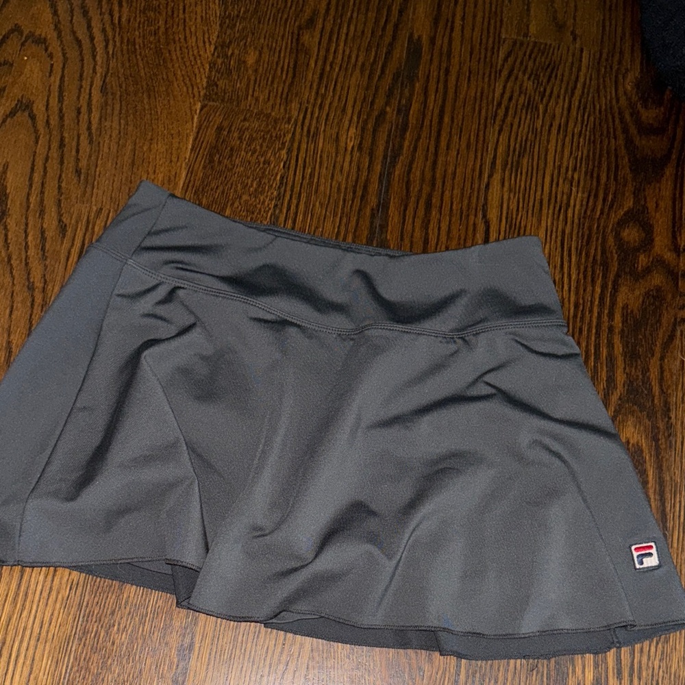 **Fila Women's Dark Gray Tennis Skirt**
